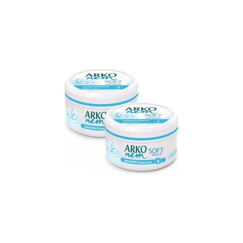 Arko Nem Soft Touch Nemlendirici Bakım El ve Vücut Kremi 2 x 200 ml