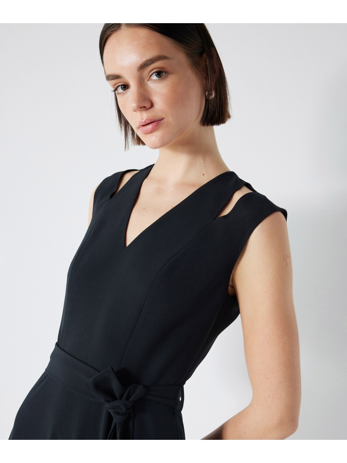 Miss İpekyol Kuşaklı Cutout Elbise - Görsel 4