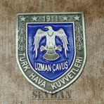 Seyhan Hava Kuvvetleri Uzman Çavuş Metal Cüzdan Rozeti