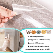 Pawaway Kedi Tırmalama Koltuk Mobilya Koruyucu Tek Yüz Yapışkanlı 69X100 cm