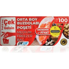 Çek Gelsin 100'LÜ Buzdolabı Poşeti Ortaboy