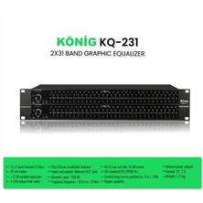 König KQ-231 2X31 Band Grafik Ekolayzer