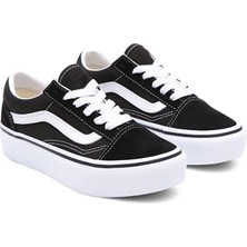 Vans Uy Old Skool Platform Çocuk Günlük Ayakkabı VN0A3TL36BT1 Siyah