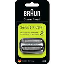 Braun 3 Serisi Tıraş Makinesi Yedek Başlığı Kaset 32B