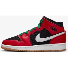 Nike Air Jordan 1 Mid Se Christmas (Gs) - Kadın Spor Ayakkabı