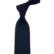 Kravatkolik Siyah - Kahve Küçük Desen Mendilli Klasik Yün Kravat KK12144