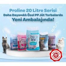Pro Line Natürel-Parfümsüz Topaklanan Kedi Kumu 20 Lt