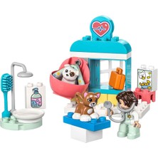 Lego® Duplo® Kasabası Veteriner Kliniği Ziyareti 10438 - 2 Yaş ve Üzeri Çocuklar Için Rol Yapma Faaliyetlerini Teşvik Eden Oyuncak Kedi ve Köpek Içeren Yaratıcı Oyuncak Yapım Seti (28 Parça)