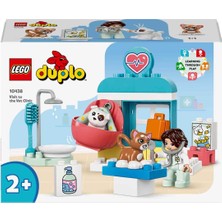 Lego® Duplo® Kasabası Veteriner Kliniği Ziyareti 10438 - 2 Yaş ve Üzeri Çocuklar Için Rol Yapma Faaliyetlerini Teşvik Eden Oyuncak Kedi ve Köpek Içeren Yaratıcı Oyuncak Yapım Seti (28 Parça)