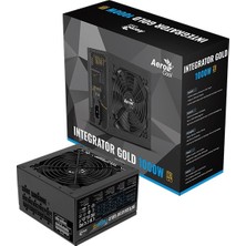 Aerocool Integrator 1000W 80+ Gold Atx 3.0 & Pcıe 5.0 12VHPWR Güç Kaynağı (AE-INTG-1000)