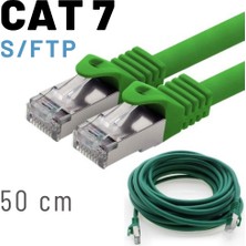 IRENIS 50 cm Cat7 Kablo S/ftp Lszh Ethernet Network Lan Ağ Kablosu