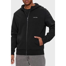 Calvin Klein Fermuarlı Kapüşonlu Regular Fit Sweat K10K112752BEH Erkek Sweat K10K112752 Beh