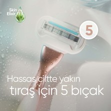 Gillette Venus Deluxe Smooth Makine + 5 Bıçaklı Yedek Başlık