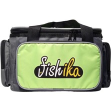 Fishika Tackle Bag Green Grey Balıkçı Çantası