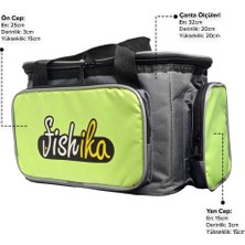 Fishika Tackle Bag Green Grey Balıkçı Çantası