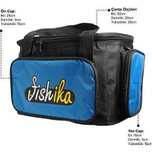 Fishika Tackle Bag Blue Black Balıkçı Çantası