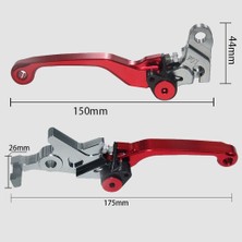 Beloving Motosiklet Fren Debriyajı Kırmızı (Yurt Dışından)