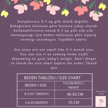 El Işlemesi Ayıcık Detaylı Haki Renk Yenidoğan Tulum ve Fırfırlı Bere Şapkası