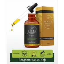 Wmos Bergamot Uçucu Yağ 100 % Saf Esansiyel Uçucu Yağ Aromaterapi Yağı Oda Kokusu Cam Damlalıklı 30 ml