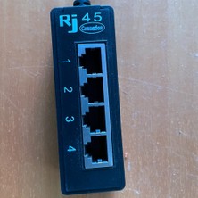 Internet 4'ü 1 Arada RJ45 Lan Konektörü Ethernet Ağ Ayırıcı Kablosu 1 Erkek - 4 Lan Bağlantı Noktası Ağ Uzatma Aksesuarları Için (Yurt Dışından)