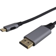 Internet USB C - Displayport 8k 60Hz Kablo Dp1.4 Versiyon Tip-C - Dp Hd Oyun Kablosu 1 Metre (4K144Hz 4K@120Hz 2K@165Hz) (Yurt Dışından)