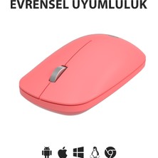 Lecoo WS214 Kablosuz 1200DPI 3 Tuşlu Optik Mouse Pembe