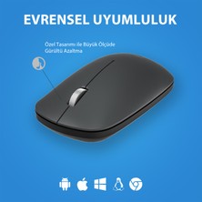 Lecoo WS214 Kablosuz 1200DPI 3 Tuşlu Optik Mouse Gri