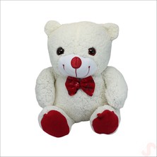 Süsle Bebek ve Parti Pelüş Ayıcık, 35 cm x 29 cm - Beyaz