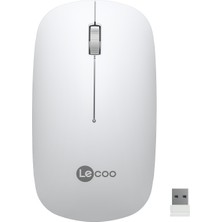 Lenovo Lecoo WS214 1200 Dpı 4 Tuşlu Kablosuz Mouse Beyaz