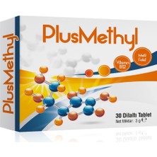 Plusmethyl Vitamin B12 Metil Folat 30 Dilaltı Tablet