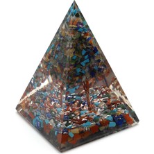 Alibaba Doğaltaş Çakra Taşından Orgonit Piramit