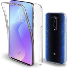 Prolysus Xiaomi Redmi 9t 360 Derece Kılıf Full Tam Koruma Ön Arka Şeffaf Kılıf