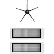 Roborge Roborock Q5+ Robot Süpürge Uyumlu 3'lü Yedek Parça Seti