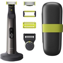 Oneblade Pro 360, Tıraş Makinesi ve Vücut Bakım Seti, 1 360 Bıçak, 14 Uzunluk Ayarı, 1 Gövde Kiti, 1 Şarj Standı, 1 Seyahat Çantası (Model QP6651/30)