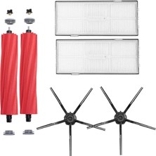 Roborge Roborock S7 Plus Robot Süpürge Uyumlu 6'lı Yedek Parça Seti