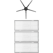 Roborge Roborock S7 Plus Robot Süpürge Uyumlu 4'lü Yedek Parça Seti