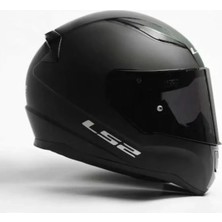 LS2 Rapid 2 Kapalı Kask Mat Siyah Nefes Alabilen Özellikler L Beden Motosiklet Aksesuarı