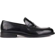 Shoetyle - Siyah Açma Deri Erkek Klasik Ayakkabı 250-2370