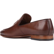 Shoetyle - Kahverengi Deri Erkek Klasik Ayakkabı 250-2352
