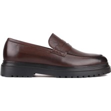 Shoetyle - Kahverengi Deri Erkek Klasik Ayakkabı 250-2371