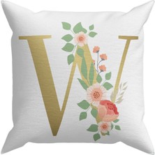 Evdek Gold Harf (W) Kırlent Kılıf