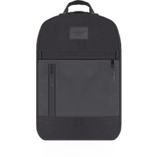 D'vers Unisex Siyah 3 Bölmeli Laptop Bölmeli Günlük Sırt Çantası