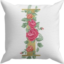 Evdek Gold Harf (I) Kırlent Kılıf