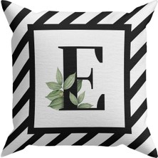 Evdek Harf (E) Kırlent Kılıf