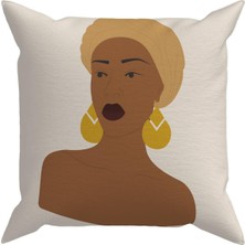 Evdek African Kırlent Kılıf Ds2