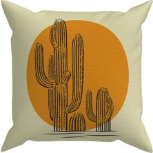 Evdek Kaktüs Kırlent Kılıf Ds3