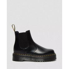 Dr. Martens Dr.Martens 2976 Quad Kadın Bot Siyah Dış Materyal ile Rahat Yürüyüş ve Şık Görünüm