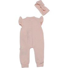 Popshops Baby 0675ps Bebek Ayıcıklı Pembe Tulum