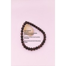 Bade Accessories 6 mm Lal Granet Garnet Doğaltaş Bileklik