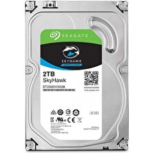 Seagate 2 Tb Seagate Skyhawk 3.5" 64MB 5900RPM (ST2000VX008) 7/24 Güvenlik Disk